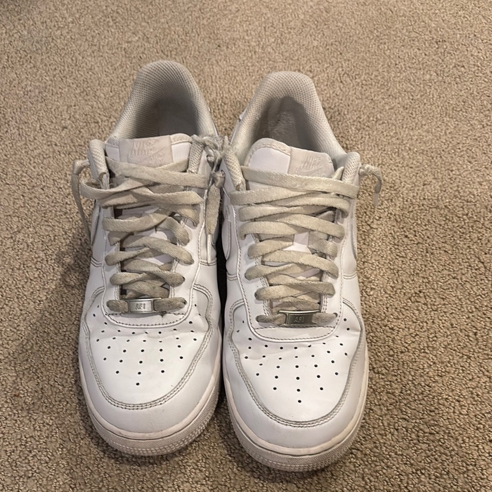 Kind of Beat Up Nike Air Force 1s - White